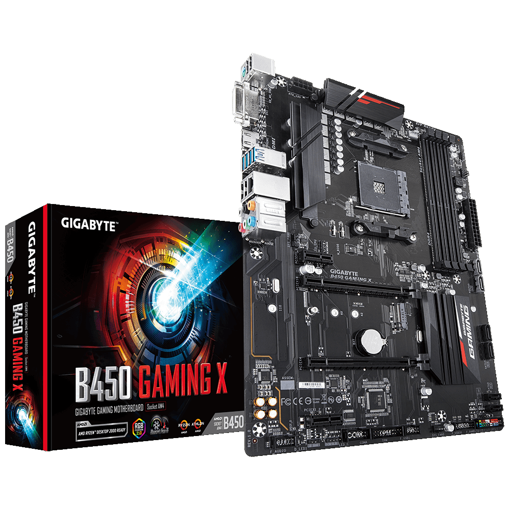 Gigabyte,Gigabyte B450 Gaming X AMD Socket AM4 Motherboard - Gadcet.com